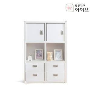 장인가구 아이브 마카롱 800 3단 콤비 책장