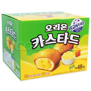 오리온 카스타드 1104g 48개 빵 과자 간식 코스트코