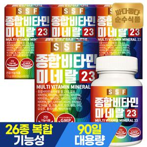순수식품 종합비타민 미네랄 23종 멀티비타민 12개월분(360정)