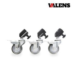[발렌스][VALENS] 발렌스 VL-036 촬영 조명 스탠드 바퀴 지름22mm 전용