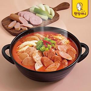 [기타][원할머니]  쫄깃한 햄 듬뿍 부대찌개 500g x 6팩