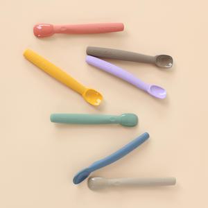 실리콘 초기 이유식 스푼