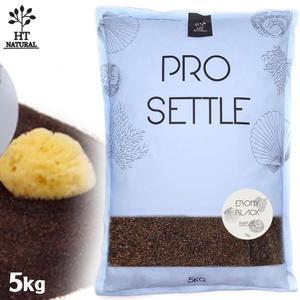 프로 세틀 에보니 블랙 5kg/흑사 수족관 어항 모래 바닥재 샌드 열대어 관상어 초보 구피 거북 코리 플레코