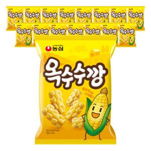 농심 옥수수깡, 70g, 16개