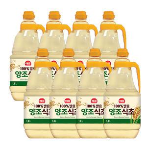 사조해표 양조식초 1.8L x8개 100%발효