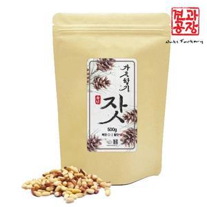 가을향기 국산잣 500g(봉) 황잣 햇잣