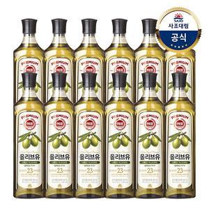 [사조대림][사조]해표 압착 올리브유 900ml x12병