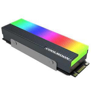 ARGB SSD방열 M.2 NVMe 히트씽크 컴퓨터 PC LED튜닝 엠닷투 2280 2242 2260 방열판 LED방열판 조립 PC조립