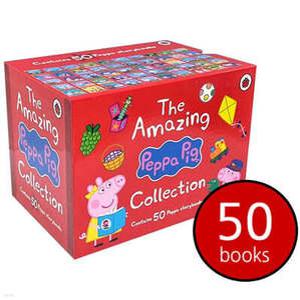 페파피그 원서 그림책 페이퍼백 50종 박스 세트 (레드) Amazing Peppa Pig Collection 50 Book Set - Red (Peppa Pig )
