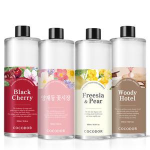 코코도르 퍼퓸 디퓨저 리필액 500ml X 4개 + 스틱10P