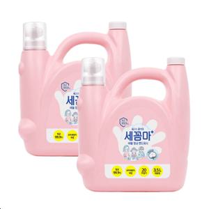 세꼼마 핸드워시 손세정제 대용량 리필 파우더향 3.5Lx2개