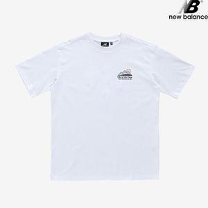 [하프클럽/뉴발란스]뉴발란스 NBNEC2L313-WH 아이비 보이 백패킹 남녀공용 반팔티 티셔츠