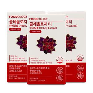 푸드올로지 콜레올로지 티 하비탈출 8g x 15포 3통 I