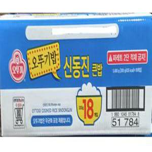 오뚜기 신동진 큰밥 300g 18개 즉석밥