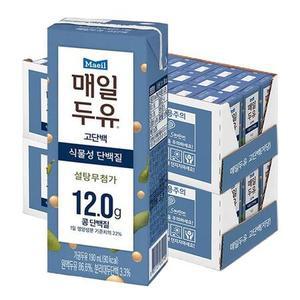 매일유업 매일두유 고단백 190ml 48팩