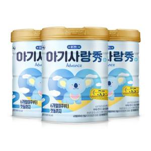 NEW 아기사랑 수 어드밴스 분유 2단계 750gx3캔