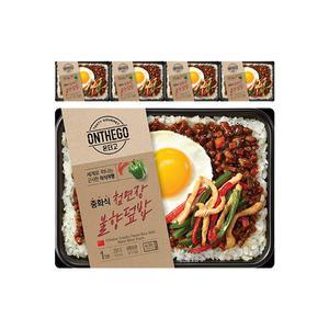 아워홈 온더고 중화식 첨면장 불향 덮밥, 290g, 5개