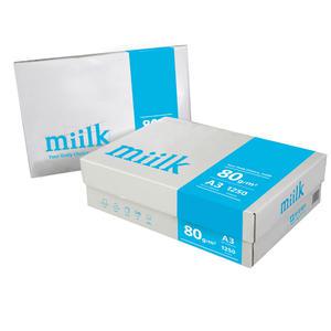 한국제지 밀크 복사용지 A3용지 80g 복사지 BOX (1250매)