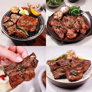 포천이동 양념 돼지 목살 한입 LA갈비 우대 소갈비 함박 스테이크 불고기