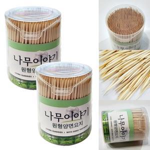 나무 이야기 이쑤 시게 양면 요지 이수 시개 위생 치아