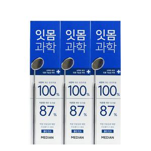 메디안 잇몸과학 클린민트 치약 120g 3개