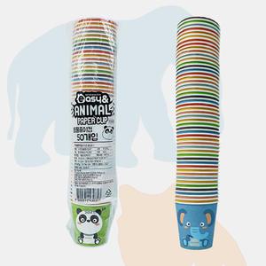 예쁜종이컵 컬러종이컵 파티 카페 디저트컵 일회용 컵 음료 종이컵 50p
