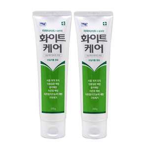 네오 화이트케어 치약 200gX2개/기능성 미백 화이트 약국 치약