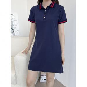 여성 폴로카라 원피스 반팔 데일리 스포티 반팔 미니 카라원피스