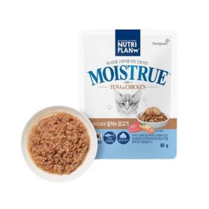 동원 뉴트리플랜 캣 모이스트루 참치와 닭고기 80g 24개