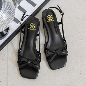 [분홍코끼리] 스윗타임 리본 샌들(3cm)