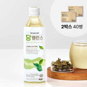 닥터워터 당밸런스 500ml 40병 바나바잎 추출물 차 음료 코로솔산 기능성표시식품