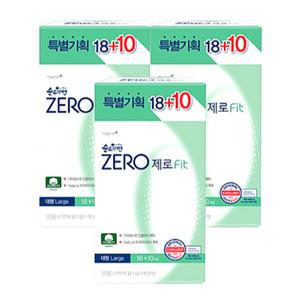 순수한면 제로 대형 28개 x 3팩