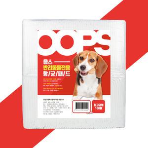 웁스 애견패드 최고급형 100매 강아지배변 화장실