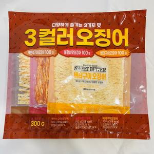 신화에프에스 3컬러 오징어 300g 삼색 오징어 버터구이 맥반석 맥주 안주 코스트코