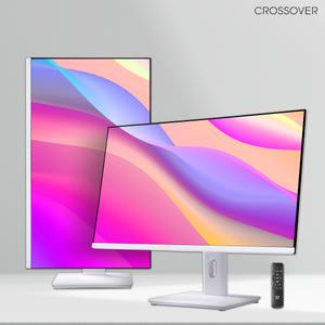 크로스오버 273QH9M 68cm QHD IPS 100Hz 화이트 피봇 세로 컴퓨터 모니터 무결점