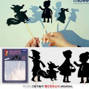 그림자놀이 교육완구 그림스틱 빨간망토소녀 그림자동화놀이 역할놀이 소꿉장난