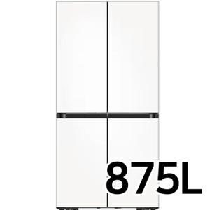 삼성전자 비스포크 냉장고 875L RF85DB90B1HSW (새틴화이트) (운송료상이)