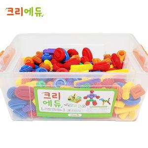 유아교육 크리에듀 멀티 연결 블록 320PCS 조립 장난감 완구