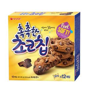 오리온 촉촉한 초코칩 12개입 240g 4개