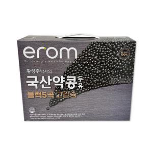 이롬 국산 약콩두유 190ml X 24개입 블랙5곡 칼슘두유