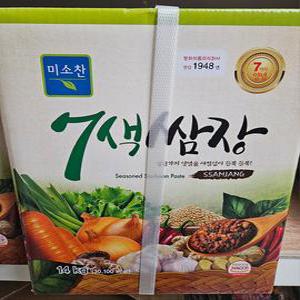 기픈샘 업소용 가정용 미소찬 7색쌈장 지함 맛있는 양념 쌈장 14키로 1말