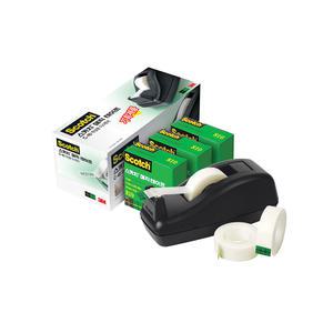 3M 스카치 매직 테이프 SM-3D 오피스팩 18mm 32m 세트 상품 다용도 메모 테이프 디스펜서