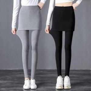[BZJL53ZU_4C]여성 레깅스 LEGGINGS 치깅스 일체형 치마