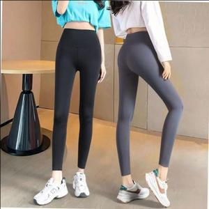 [BZJL5445_4C]여성 요가복 9부 하이웨스트 소프트 팬츠
