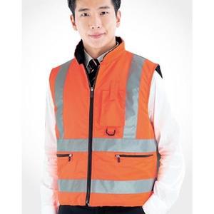 [BZJLGRXQ_4C]작업용 패딩 조끼 남성조끼 형광 야광 작업