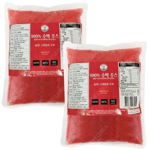 대상 복음자리 수박주스 1kg 2개 아이스박스무료 땡모반