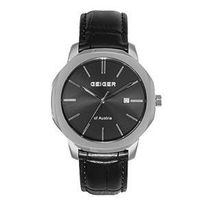 [가이거]가이거(GEIGER) 클래식 남성 레더 워치 GE1263WBBK_M