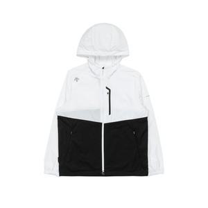 데상트 터프우븐 후드형 바람막이 SP123RWB28WHT