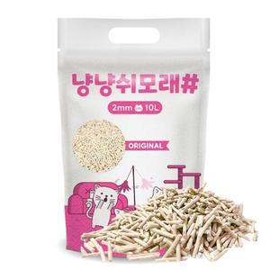 고양이 모래 두부 오리지널 10L 1P 작은 입자 화장실 (WFGWTBC)