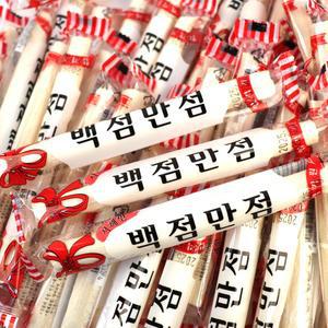 서해안민속식품 백점만점가락엿 20g 100입 막대기엿 합격엿 수능 시험 합격 선물